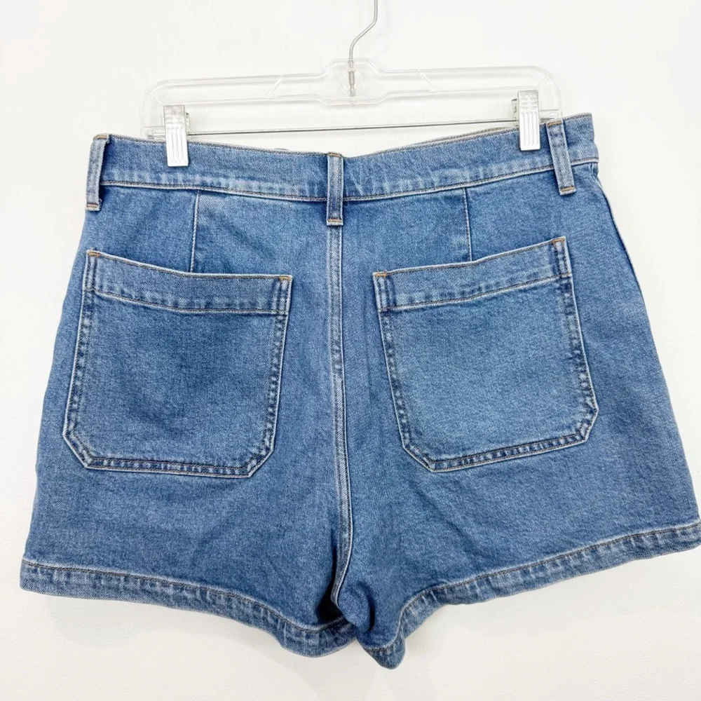 Madewell The Perfect Vintage Fatigue Jean Short Tencel Denim Edition Size 29 - Picture 3 of 5